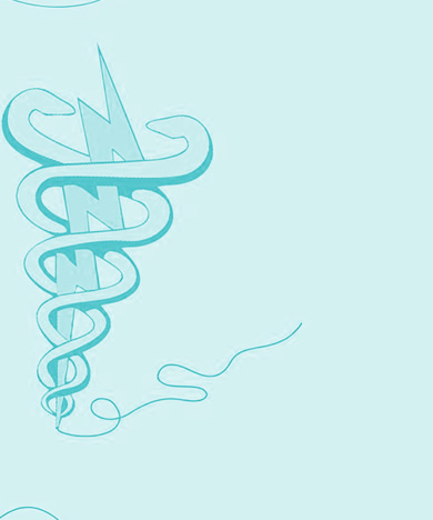 Fundo do símbolo de Fisioterapia